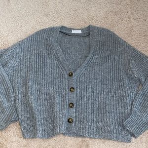 Sweater knit cardigan